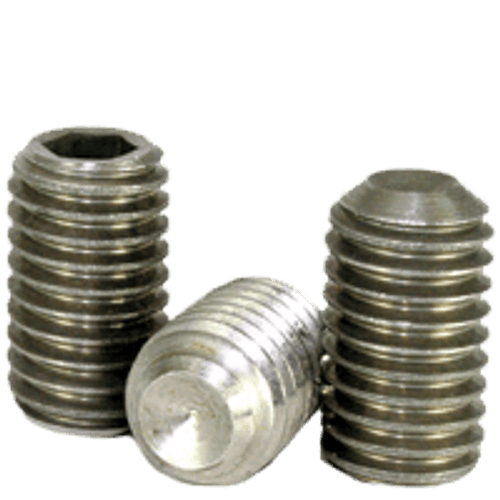 #10-24 x 1/2" Socket Set Screws Cup Point Coarse Ni-Cu Alloy (100/Pkg.)