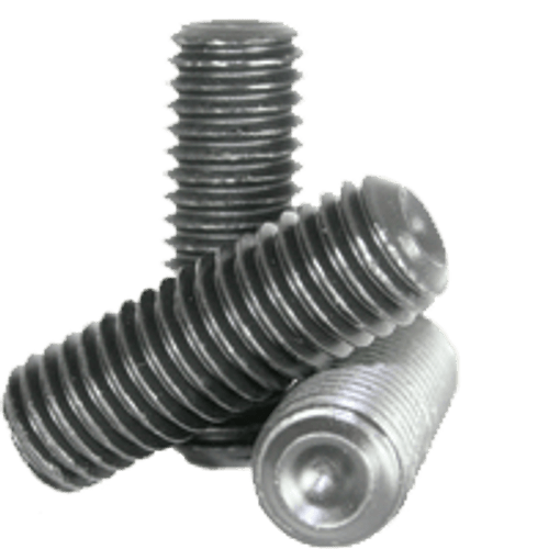 M2-0.40 x 3 mm Socket Set Screws Cup Point 45H Coarse ISO 4029 / DIN 916 Thermal Black Oxide (100/Pkg.)