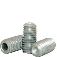 M16-2.00 x 30 mm Socket Set Screw Cup Point 45H Coarse Alloy ISO 4029 / DIN 916 Zinc-Bake Cr+3 (50/Pkg.)