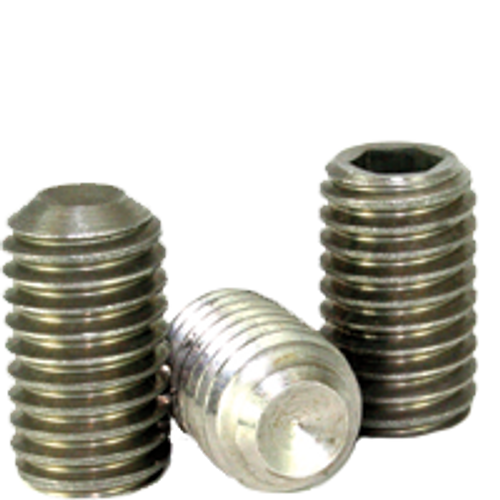 M2-0.40 x 6 mm Socket Set Screws Cup Point Coarse 18-8 Stainless (100/Pkg.)