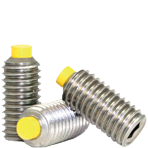 5/16"-24 x 3/4" Socket Set Screws Cup Point Fine 18-8 Stainless w/ Nylon-Tip (100/Pkg.)