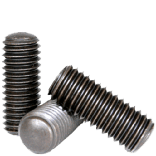1/2"-13 x 7/8" Socket Set Screws Oval Point Coarse Alloy Thermal Black Oxide (100/Pkg.)