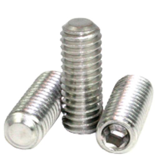 #6-32 x 1/4" Socket Set Screws Flat Point Coarse 18-8 Stainless (100/Pkg.)