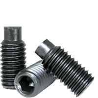 M4-0.70 x 20 mm Socket Set Screws Dog Point 45H Coarse Alloy ISO 4028 / DIN 915 (100/Pkg.)