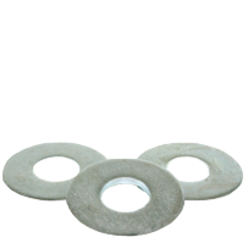 1/4" USS Flat Washers Med. Carbon Thru-Hardened Zinc Cr+3 (USA) (100/Pkg.)