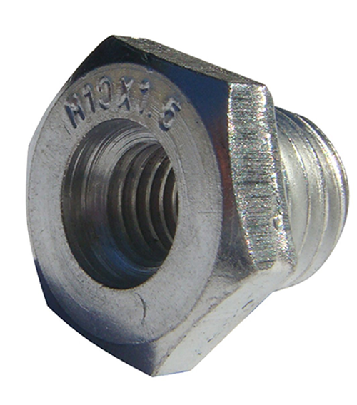 Arbor Adapters for Wire Wheels and Cups - Converts 5/8"-11 to M10 x 1.25, Mercer Abrasives 190010 (50/Pkg.)