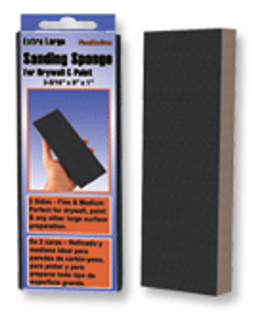 Extra Large Sanding Sponge - 3-5/16" x 9" x 1", Grade: Fine, Grit: 220, Mercer Abrasives 278LFI (6/Pkg.)