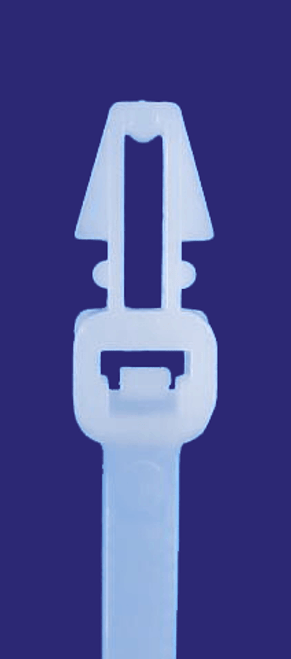 6" Natural Push Mount Cable Ties 40 lb. - Without Wings (1000/Bag) 6" Natural Push Mount Cable Ties 40 lb. - Without Wings (1000/Bag)