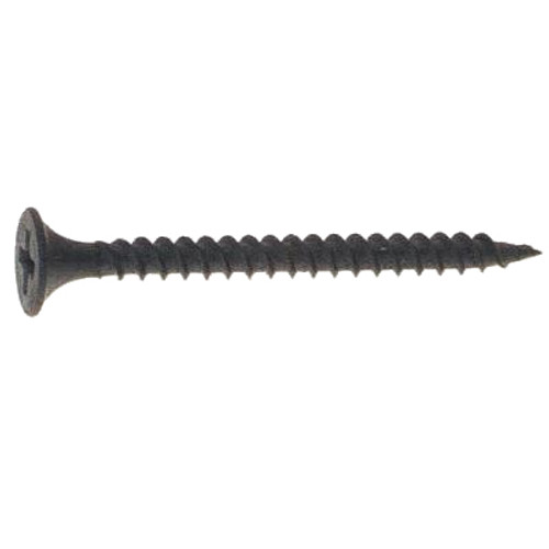 #6 x 2-1/4" Fine Thread Drywall Screws, Bugle, Phillips, Hi-Lo Thread, Gray-Phosphate (3,000/Bulk Pkg.)