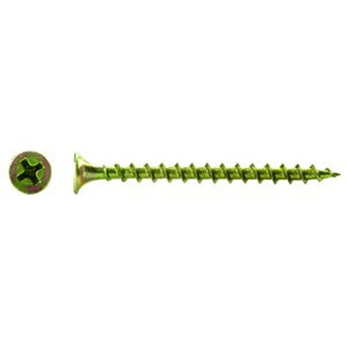 #10 x 5" Coarse Thread Drywall Screws, Bugle, NC, Phillips, Zinc Yellow (500/Bulk Pkg.)