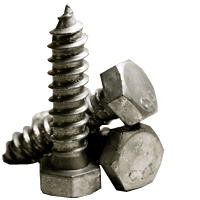 Lexar Industrial 250-Pack – 3/8 X 2 Hex Head Lag Bolts, Zinc Plated Wood Screws