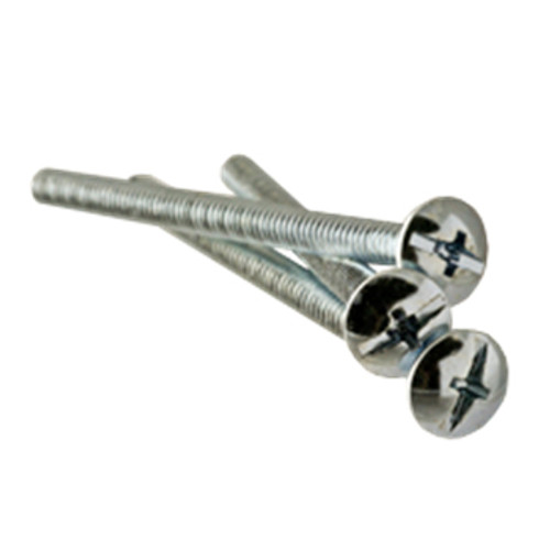 #8-32 x 1-1/2" (Fully Threaded) Machine Screws Truss Head Phillips/Slotted Combo Coarse Zinc Cr+3 (100/Pkg.)