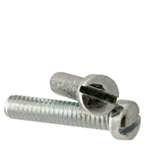 #10-32 x 5/8" (Fully Threaded) Machine Screws Fillister Head Slotted Fine Zinc Cr+3 (6,000/Bulk Pkg.)