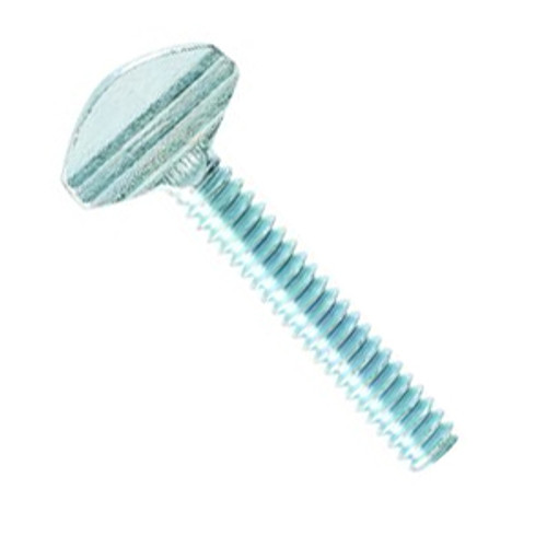 1/4"-20x3/4" Thumb Screw, Type B, No Shoulder, Zinc CR+3 (1,500/Bulk Pkg.)