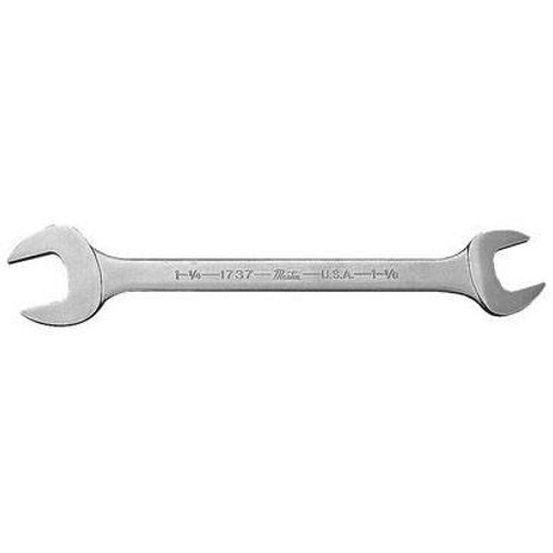 Wrench, Open End, Double Head, Chrome, 3/4" X 7/8", Martin Sprocket #1731A