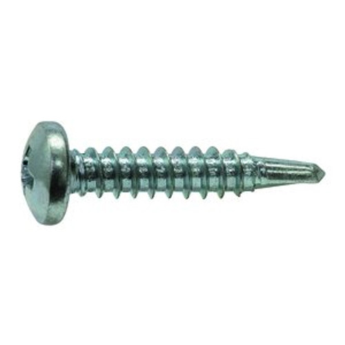 #6-20 x 3/4" Phillips Pan Head, #2 Point Bsd Proferred Self Drilling Screws, Zinc Cr+3 (10,000/Bulk Pkg.)