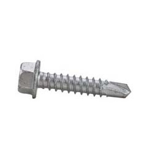 #6-20 x 3/8" Indent Hex Washer Head Unslotted, #2 Point Bsd Proferred Self Drilling Screws, Zinc Cr+3 (20,000/Bulk Pkg.)