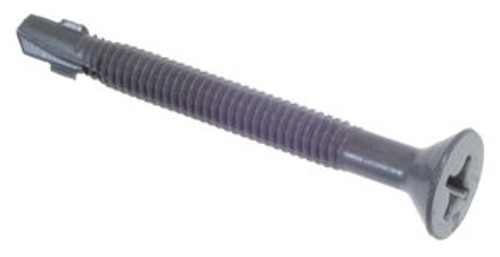 1/4"-20 x 2-3/4" Phillips Flat Head, #4 Point W/Wing Self Drilling Screws Zinc Cr+3 (1,000/Bulk Pkg.)