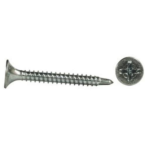 #6-20 x 1-5/8" Bugle Phillips, #2 Point Bsd Proferred Self Drilling Screws, Zinc Cr+3 (5,000/Bulk Pkg.)