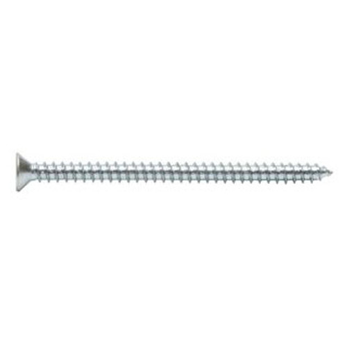 #8-18 x 3/4" Flat Head Square Tapping Screws Type AB Zinc Cr+3 (100/Pkg.)