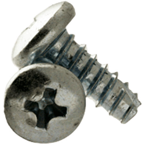#10-16 x 1/4" F/T Indented Hex Washer Head Slotted Thread Cutting Screws Type 25 Zinc Cr+3 (10,000/Bulk Pkg.)