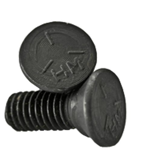 1/2"-13 x 1-1/2" Grade 5 Plow Bolts No.3 Head, Full Thread, Plain (450/Bulk Pkg.)