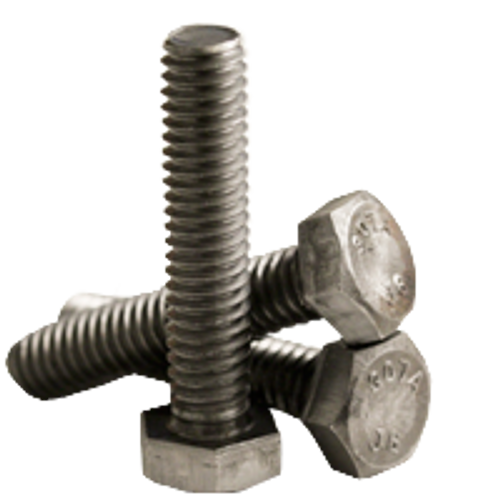 3/8"-16 x 3-1/2" Fully Threaded Hex Tap Bolt A307 Grade A Coarse Low Carbon Plain (400/Bulk Pkg.)