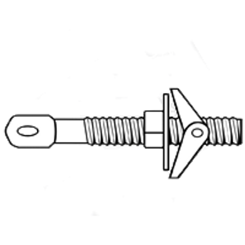 1/4"-20 x 4" Toggle Bolts - Acoustical Zinc Cr+3 (25/Pkg.)