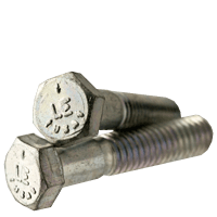 7/16"-14 x 2-1/4" Partially Threaded Hex Cap Screws Grade 5 Coarse Med. Carbon Zinc CR+3 (USA) (350/Bulk Pkg.)
