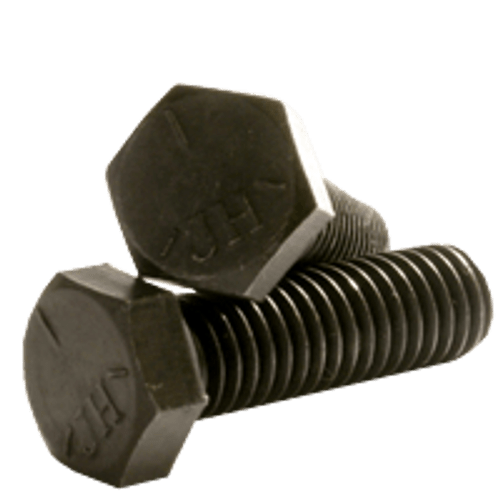 9/16"-12 x 3-1/2" Partially Threaded Hex Cap Screws Grade 5 Coarse Med. Carbon  Plain (125/Bulk Pkg.)