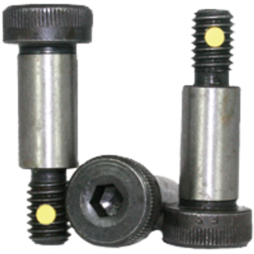 1/2"-3/8-16 x 2-3/4" Socket Shoulder Bolts (Shoulder Screws) Coarse Alloy w/ Nylon-Pellet Thermal Black Oxide (40/Bulk Pkg.)