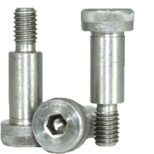 1/4"-10-24 x 3/8" Socket Shoulder Bolts (Shoulder Screws) Coarse 18-8 Stainless (500/Bulk Pkg.)
