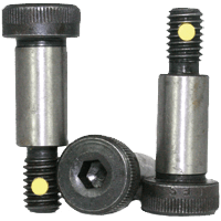 3/8"-5/16-18 x 2" Socket Shoulder Bolts (Shoulder Screws) Coarse Alloy w/ Nylon-Pellet Thermal Black Oxide (40/Bulk Pkg.)