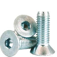 5/8"-11 x 3" Fully Threaded Flat Socket Cap Coarse Alloy Zinc-Bake Cr+3 (100/Bulk Pkg.)