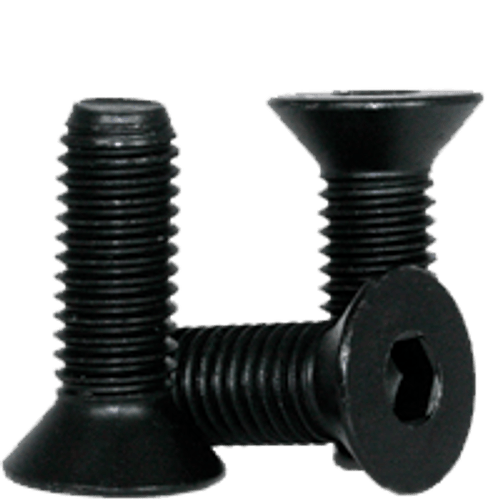 M20-2.50 x 75 mm Flat Socket Caps 12.9 Coarse Alloy DIN 7991 Thermal Black Oxide (75/Bulk Pkg.)