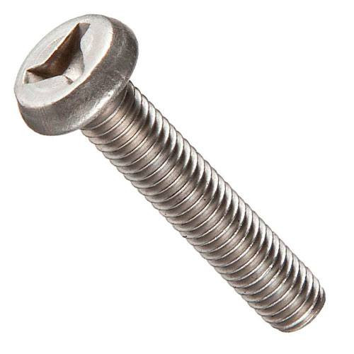 #10-24 x 1/2" Pan Head Tri-Wing Machine Screw, 18-8 Stainless Steel #10-24 x 1/2" Pan Head Tri-Wing Machine Screw, 18-8 Stainless Steel