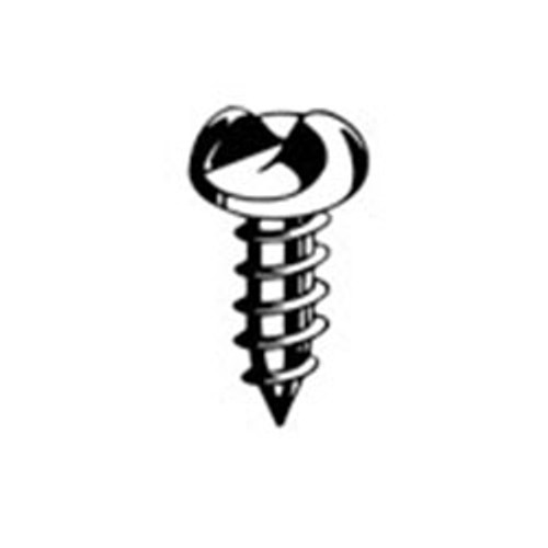 #8A X 3/4 One-Way Round Head Sheet Metal Screw, 18-8 Stainless Steel (100/Pkg.)