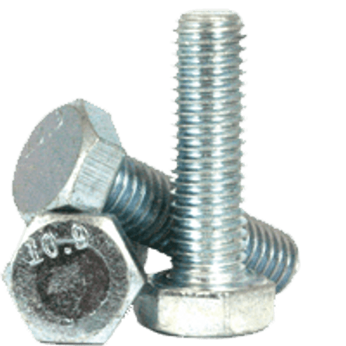 M16-2.00 x 170 mm Partially Threaded DIN 931 / ISO 4014 Hex Cap Screws 10.9 Coarse Alloy Zinc CR+3 (60/Bulk Pkg.)