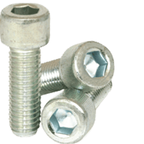 #8-32 x 3/8" Fully Threaded Socket Head Cap Screw Coarse Alloy Zinc-Bake Cr+3 (2,500/Bulk Pkg.)