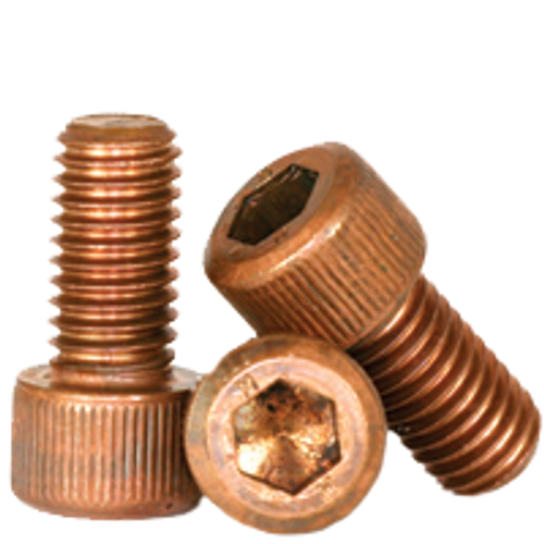 1/2"-13 x 2" Fully Threaded Socket Head Cap Screws Coarse Silicon Bronze (250/Bulk Pkg.)