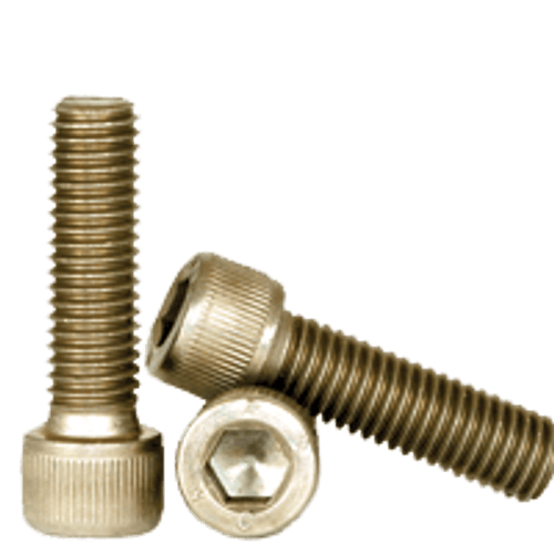 #10-32 x 1/2" Fully Threaded Socket Head Cap Screws Fine Ni-Cu Alloy (1,000/Bulk Pkg.)