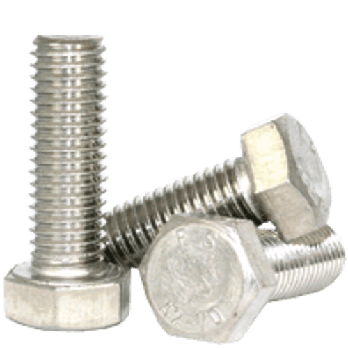 M8-1.25 x 40 mm Partially Threaded DIN 931 Hex Cap Screws Coarse Stainless Steel A2 (500/Bulk Pkg.)