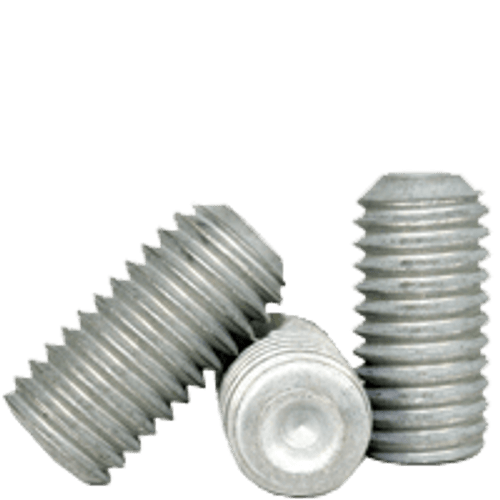 #10-32 x 1/2" Socket Set Screws Cup Point Fine Alloy Mechanical Zinc (1,000/Bulk Pkg.)
