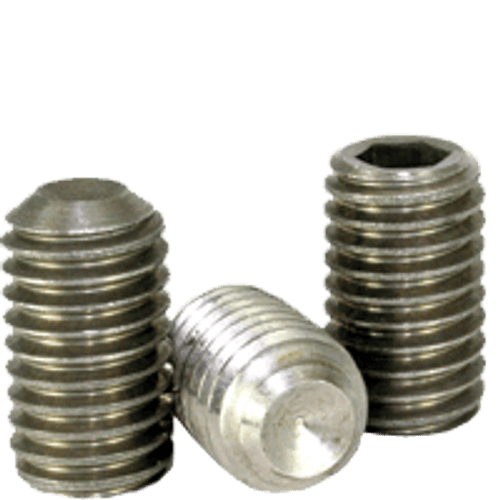 #8-32 x 1/2" Socket Set Screws Cup Point Coarse Stainless 316 (5,000/Bulk Pkg.)