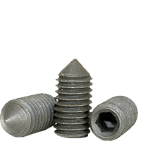 1/4"-20 x 5/8" Standard Socket Set Screws Cone Point Coarse Alloy Thermal Black Oxide (5,000/Bulk Pkg.)