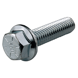 3/8"-16 X 1/2" Zinc Grade 5 Hex Washer Head Serrated Flange Bolts 12 Pcs
