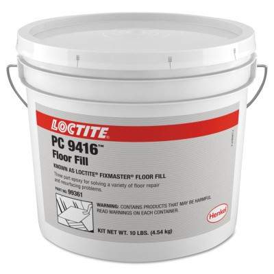 Loctite Fixmaster Floor Fill, 10 lb, Kit, Grey, 1/KIT AFT Fasteners