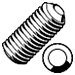 Flat Point Set Screw