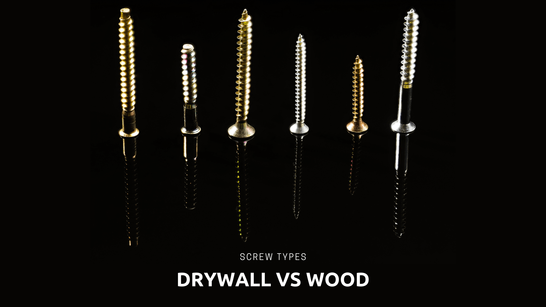 The Difference Between Drywall Screws and Wood Screws AFT Fasteners