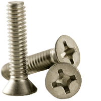 Viti A Testa Piana 8-32 X 1/2 Pollice, Phillips, Acciaio Inox, EZ-Fasteners, Confezione Da 250
